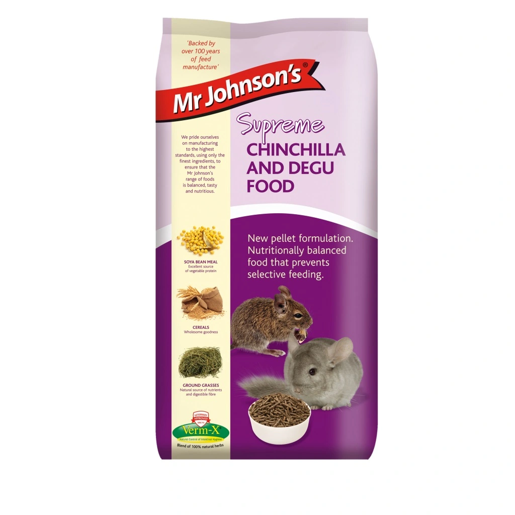 Mr Johnson Chinchilla og Degu piller 900 g